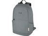 Рюкзак для ноутбука 15,6 дюймов с защитой от кражи Joey объемом 18 л из брезента, переработанного по стандарту GRS, серый
