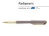 Ручка пластиковая шариковая "Parliament", 0,7 мм, синие чернила, серый/золотистый
