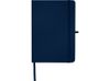 Teak блокнот А5 из переработан. материала в твердой обложке с линован. страницами - Темно - синий