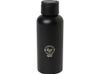 Trinity бутылка для воды из переработанного алюминия, сертифицированного согласно RCS, объемом 600 мл, с крышкой из переработ - сплошной черный