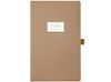 Ежедневник недатированный А5 "Total beige" с нашивкой, бежевый