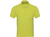 Рубашка поло унисекс "Akoya" из переработанного махрового материала - Лайм