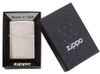 Зажигалка ZIPPO Armor™ c покрытием Brushed Chrome, латунь/сталь, серебристая, матовая, 38x13x57 мм