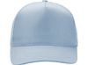 Бейсболка "Poly" 5-ти панельная 120гр, небесно-голубой