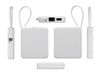 Внешний аккумулятор со встроенным кабелем USB-C «Дэнси», 5000 мАч, белый