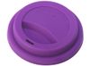 Стакан с силиконовой крышкой "Cafe", фиолетовый