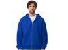 Толстовка оверсайз с капюшоном на молнии «Monaco», синий классический