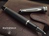 Ручка-роллер Waterman Expert, цвет: MattBlack, стержень: Fblk