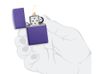 Зажигалка ZIPPO Classic с покрытием Purple Matte, латунь/сталь, фиолетовая, матовая, 38x13x57 мм