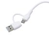 USB хаб «Memo», 2*USB, 2*Type C, бамбук