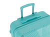 Чемодан TORBER В Отпуск, бирюзовый, ABS-пластик, 48 х 29,5 х 72 см, 80 л, 3,4 кг
