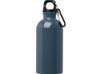 Одностенная бутылка для воды с карабином Oregon, изготовленная из нержавеющей стали, сертифицированной по стандарту RCS, объемом 400 мл - Hale Blue