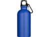 Oregon одностенная бутылка для воды с карабином, изготовленная из нержавеющей стали, сертифицированной по стандарту RCS, объемом 400 мл - Ярко-синий