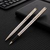 Набор Pierre Cardin PEN&PEN: ручка шариковая + роллер. Цвет - серебристый. Упаковка Е.