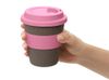 Стакан с силиконовой крышкой "Cafe", dust pink