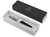 Шариковая ручка Parker Jotter K160, цвет: Black/GT, стержень: F, цвет чернил: blue, в подарочной упаковке.