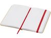 Reed блокнот формата А6 из переработанного материала в твердой обложке с простыми страницами - Красный