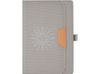 Блокнот А5 из RPET "Harvey", 80 листов FSC бумага, серый с термотрансфером