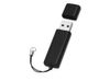 Флеш-карта USB 2.0 16 Gb металлическая с колпачком "Borgir", черный