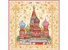 Платок "Собор Василия Блаженного"