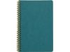Бизнес тетрадь на гребне А5 "Pragmatic", 60 листов в клетку, карибский синий
