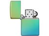 Зажигалка ZIPPO Classic с покрытием High Polish Teal, латунь/сталь, зелёная, глянцевая, 38x13x57 мм