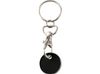 Rory брелок для ключей с монетой для тележки, черный