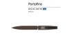 Ручка металлическая шариковая "Portofino", софт-тач, 1.0 мм, коричневый