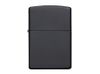 Зажигалка ZIPPO Classic с покрытием Black Matte, латунь/сталь, чёрная, матовая, 38x13x57 мм