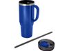Melbourne кружка 1200 мл, сертифицированная согласно RCS, с соломинкой - Ярко- синий