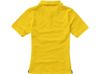 Calgary женская футболка-поло с коротким рукавом, желтый