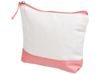 Косметичка хлопковая Cotton, белый/пыльно-розовый
