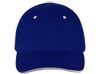 Бейсболка "New Castle" 6-ти панельная, кл синий/натуральный