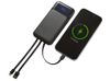 Подарочный набор "Tesla" с блокнотом А5, ручкой и пауэрбенком на 10 000 mAh, черный