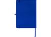 Teak блокнот А5 из переработан. материала в твердой обложке с линован. страницами - Ярко-синий