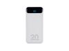 RIVACASE VA2580 (20 000mAh), QC/PD 20W внешний аккумулятор с дисплеем, белый /24