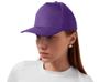 Бейсболка "Poly" 5-ти панельная 120гр, фиолетовый