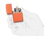 Зажигалка ZIPPO Classic с покрытием Orange Matte, латунь/сталь, оранжевая, матовая, 38x13x57 мм