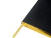 Ежедневник недатированный А5 "Black" с нашивкой, черный