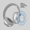 Беспроводные накладные наушники Stereo Ultra ANC, BT 5.4, ANC/ENC, 500мАч, серебристый, Deppa