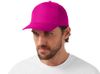 Бейсболка "Poly" 5-ти панельная 120гр, фуксия