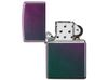 Зажигалка ZIPPO Classic с покрытием Iridescent, латунь/сталь, фиолетовая, матовая, 38x13x57 мм