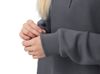 Толстовка с капюшоном оверсайз «Lisbon» унисекс, темно-серый