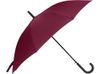 Зонт-трость Reviver с куполом из переработанного пластика, бордовый