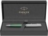 Шариковая ручка Parker Sonnet Essentials Green SB Steel CT, цвет чернил black, перо: M, в подарочной упаковке.