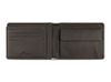 Портмоне BUGATTI Bomba, с защитой данных RFID, коричневое, кожа/полиэстер, 12,5х2х9 см