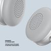 Беспроводные накладные наушники Stereo Light, BT 5.4, 300 мАч, cеребристый, Deppa