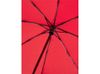 Автоматический складной зонт Bo из переработанного ПЭТ-пластика, красный
