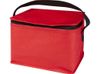 Spectrum нетканая сумка-холодильник, 4 л, на 6 банок, из переработанных материалов, красный