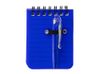 Мини-блокнот ARCO с шариковой ручкой, королевский синий